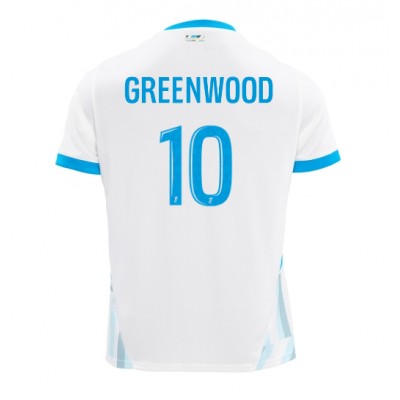 Fotbalové Dres Olympique de Marseille Mason Greenwood #10 Domácí 2024-25 Krátký Rukáv Fotbalové Dres Olympique de Marseille Mason Greenwood #10 Domácí 2024-25 Krátký Rukáv